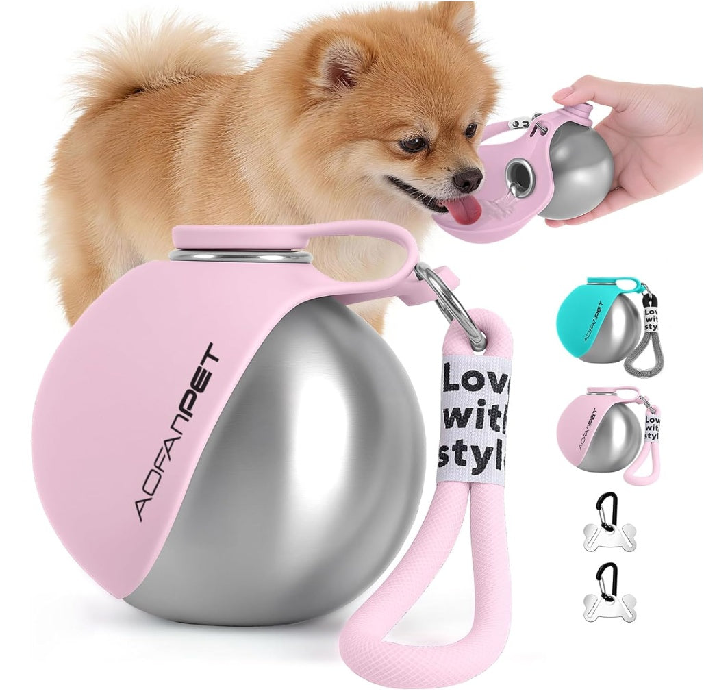 Portable Dog Water Bottle Bowl