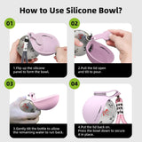 Portable Dog Water Bottle Bowl