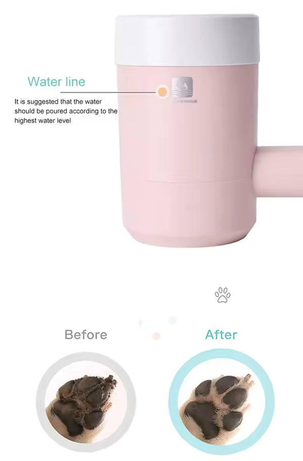 Dog Paw Cleaner Cup Soft Silicone Combs Pet Foot Washer